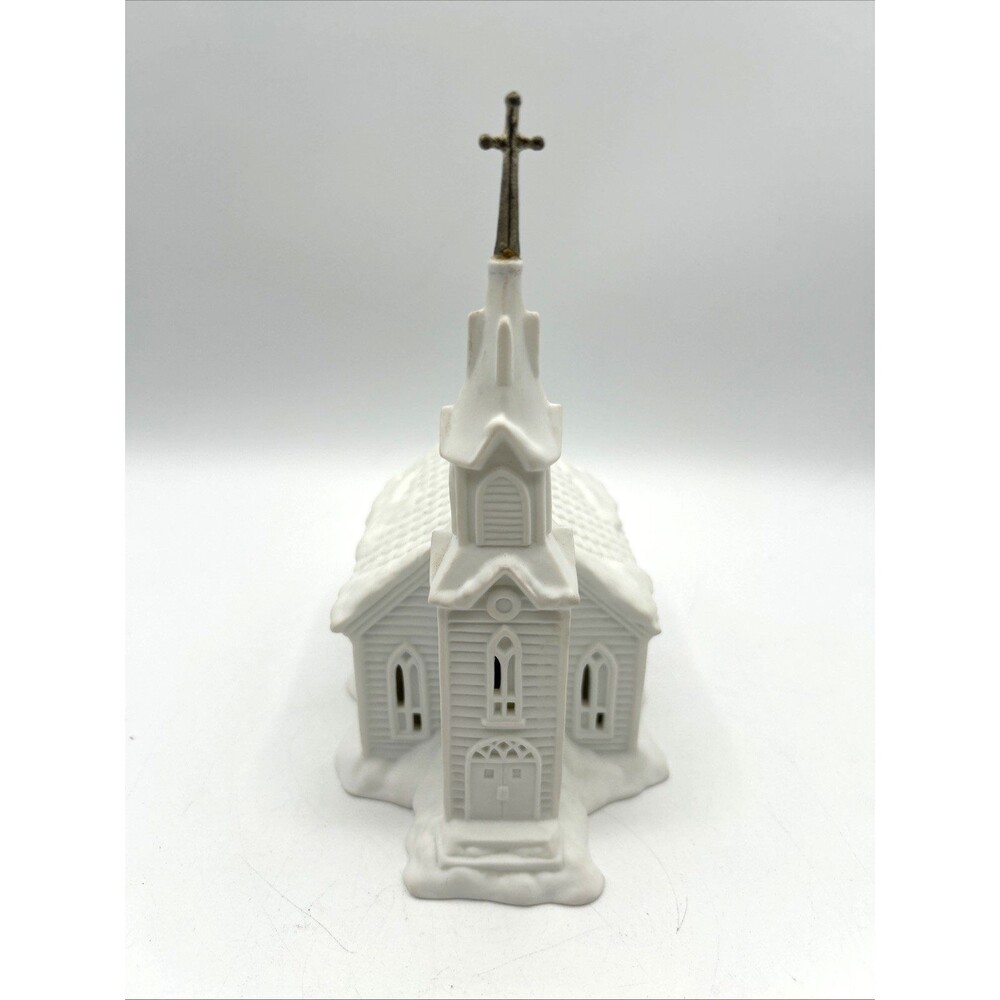 VTG Dept 56 Silhouette Treasures Musical O Holy Night Church Figurine Decor